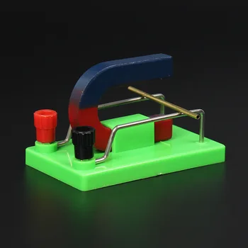 

Experimental demonstration of the force of magnetic field on electrified conductor
