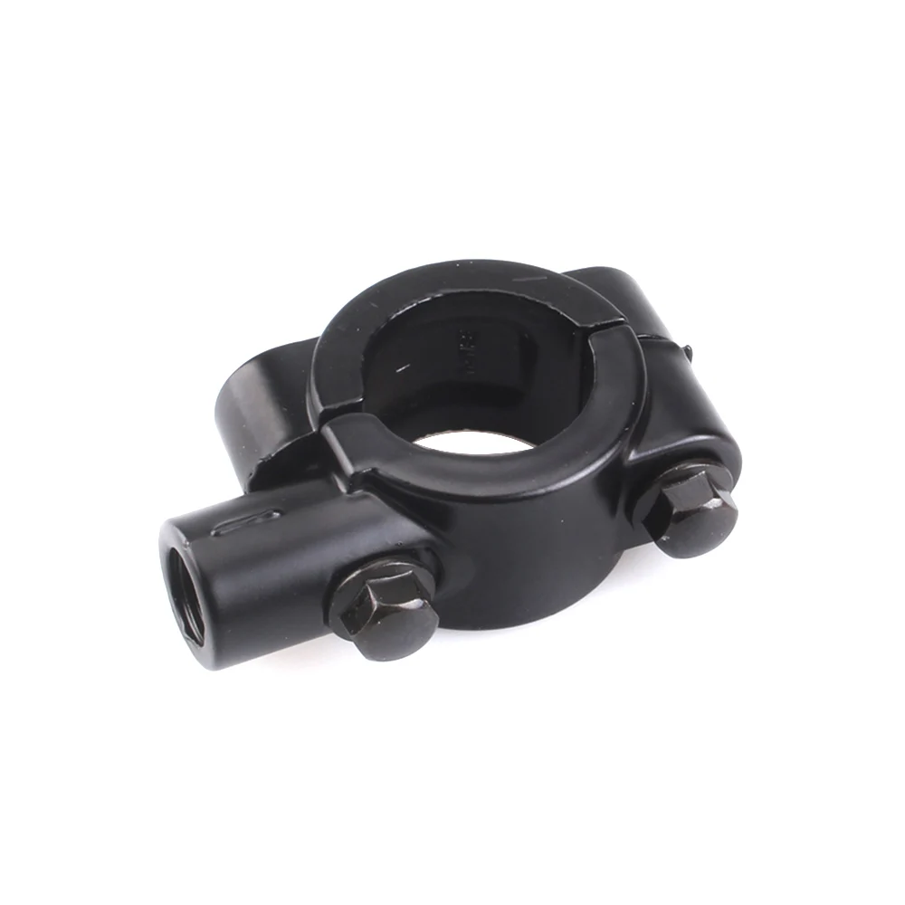 Soporte de montaje para espejo de motocicleta, abrazadera para manillar de motocicleta, ciclomotor Dirt Pit Bike ATV Quad 4 Wheeler, 25mm, 22mm, M10, M8