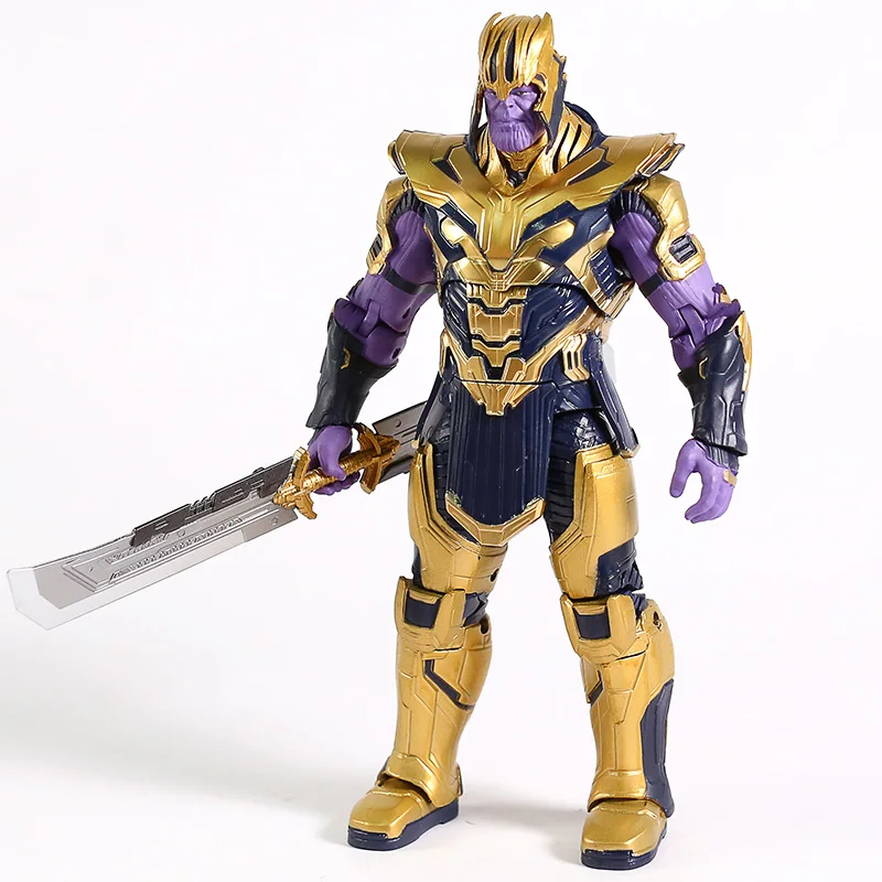 SHF Мстители эндшпиль танос Броня вер. Фигурка из ПВХ, подвижная модель Brinquedo