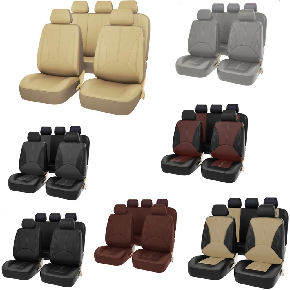 Leather Car Seat Covers Parts For Kia Rio Niro K3 K5 Soul Ceed Cerato