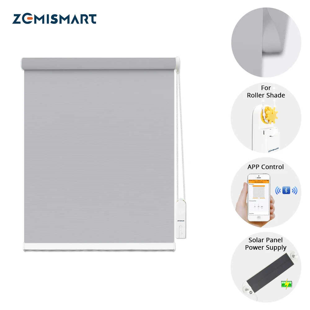Zemismart Smart Electric Roller Shade Full Blackout With Bluetooth