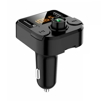 

5.0 Bluetooth Car Wireless Adapter FM Transmitter MP3 Radio Music Player Car Kit 2 USB Charger with Hands-Free Calling