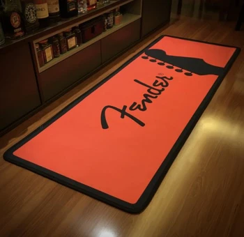 

Modern Guitar Printed Music Flannel Area Rug Printed Room Bathroom Mat Floor Carpet For Living Room Bedroom Home Decoration
