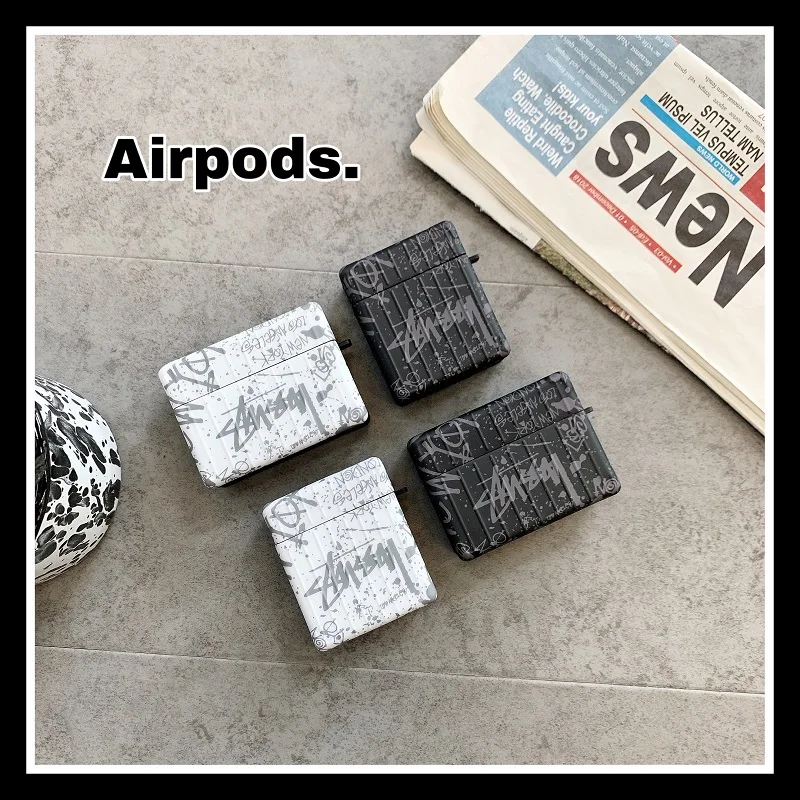

Tide brand suitcase silicone earphone protective case for Airpods Pro3 1/2 wireless Bluetooth headset shell protective cover