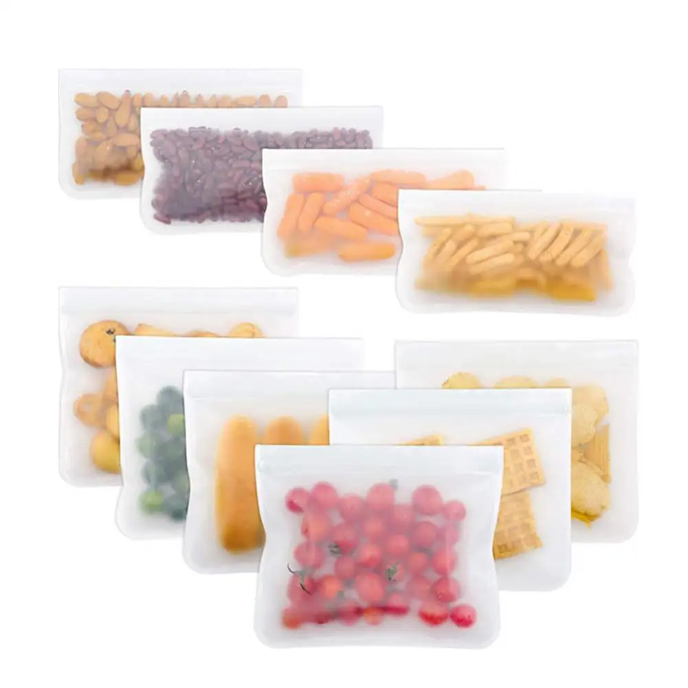 

DishyKooker Reusable Leakproof Ziploc Storage Bag for Food Snacks Toiletries