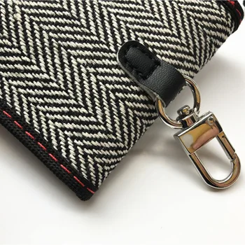 

1* Remote Key Cover Keyless Car Blocker Car Keys Bag Woollen cloth 18 * 9cm 1pc 1x