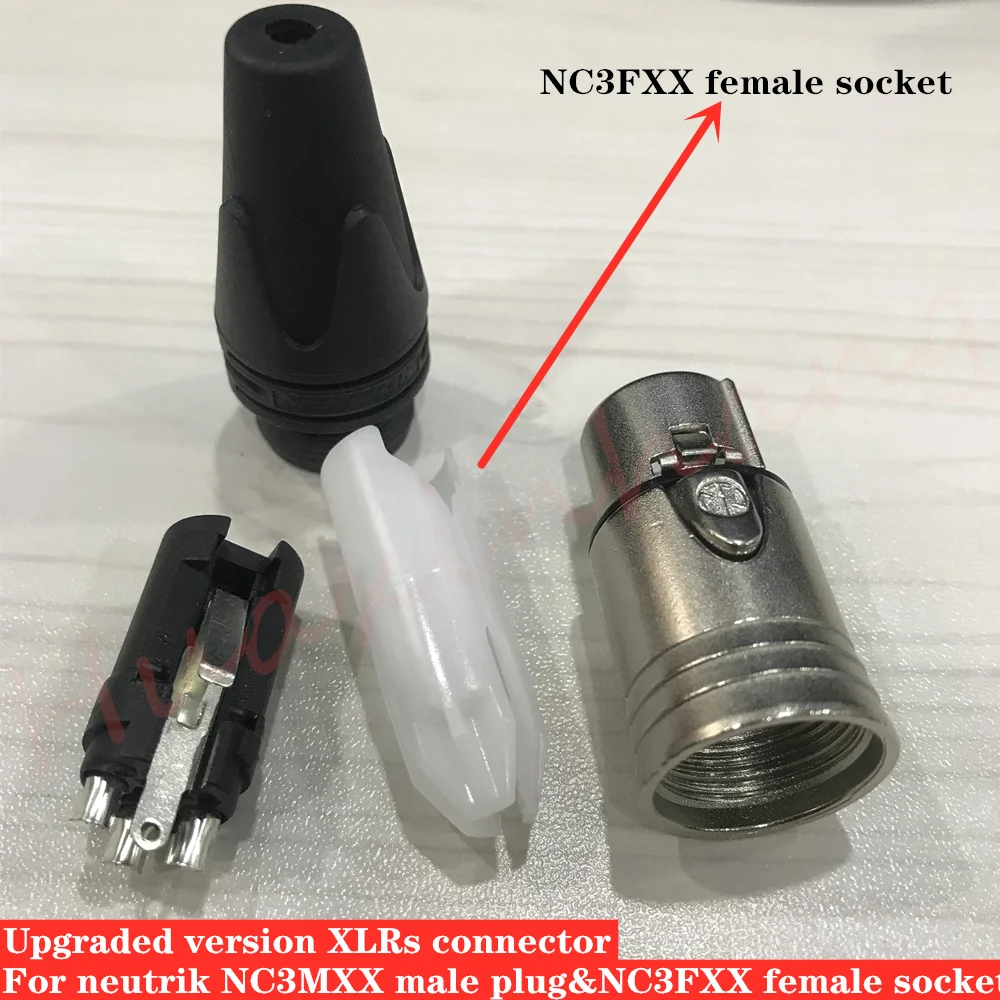 20 шт./лот 10 шт. NC3MXX и 10 шт. NC3FXX NEUTRIK мужской и женский набор 3 Pin XLR разъем обновленная версия