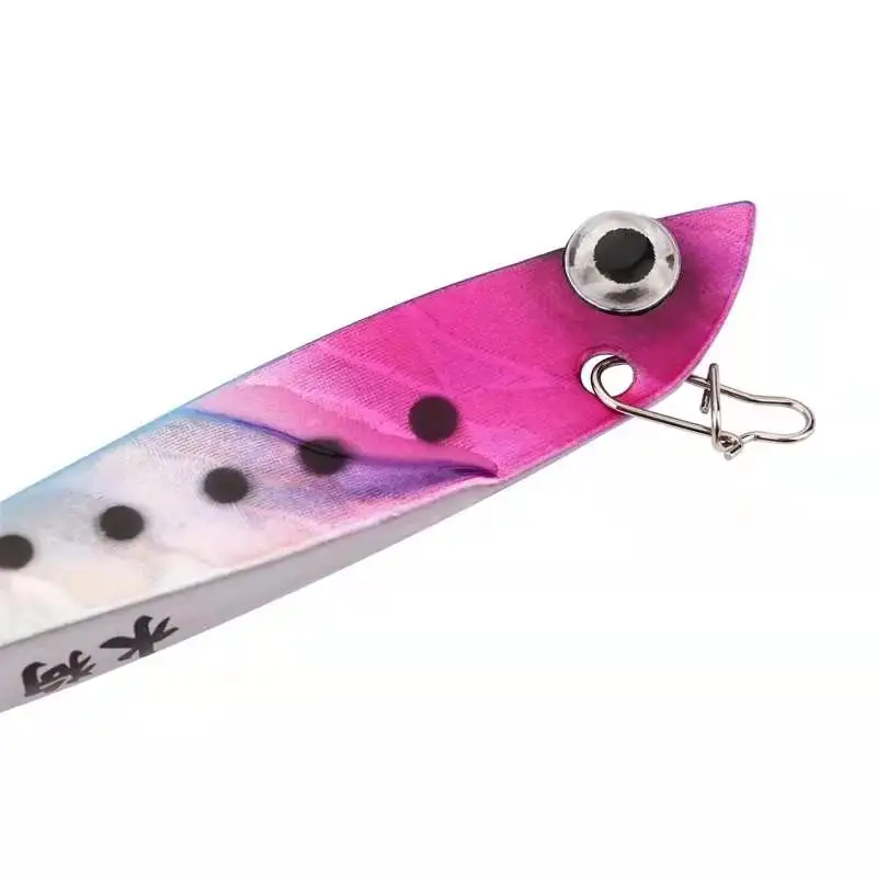 WAJAT Two metal lures per bag of winter baits 10g high speed 3d vibrating artificial baits