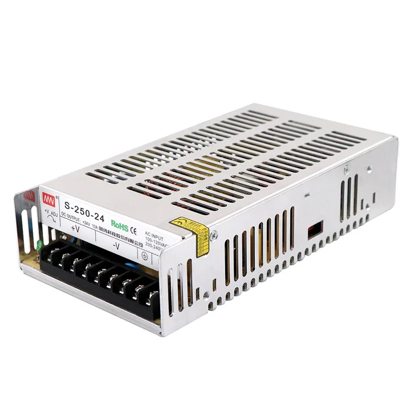 

Промышленный S-250W Exchange220VGo12V 24V Переключая Питание трансформатор контроля SecurityLEDLighting