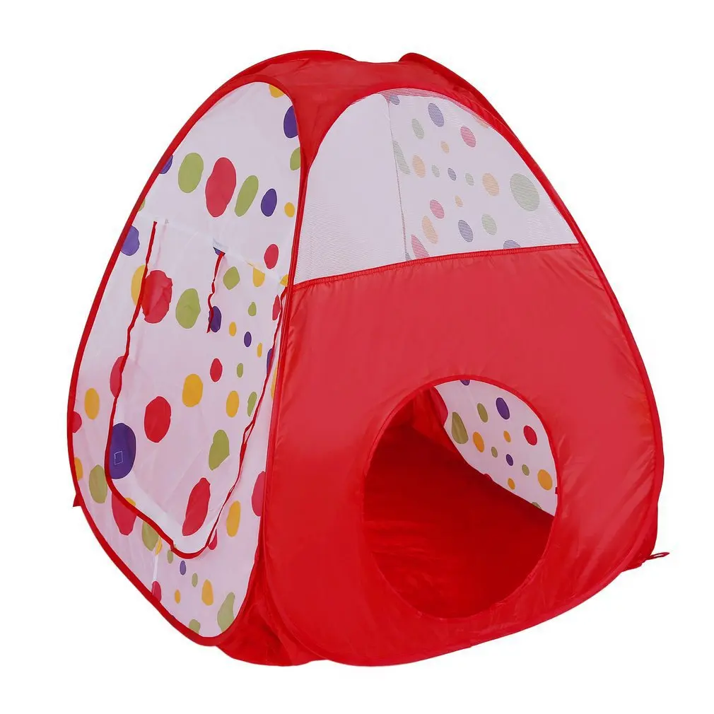 

OCDAY 3 in 1 toys tent for children kids Portable Foldable Pop Up Tunnel Basketball Game Outdoor Baby house Hut Toys Play Tents
