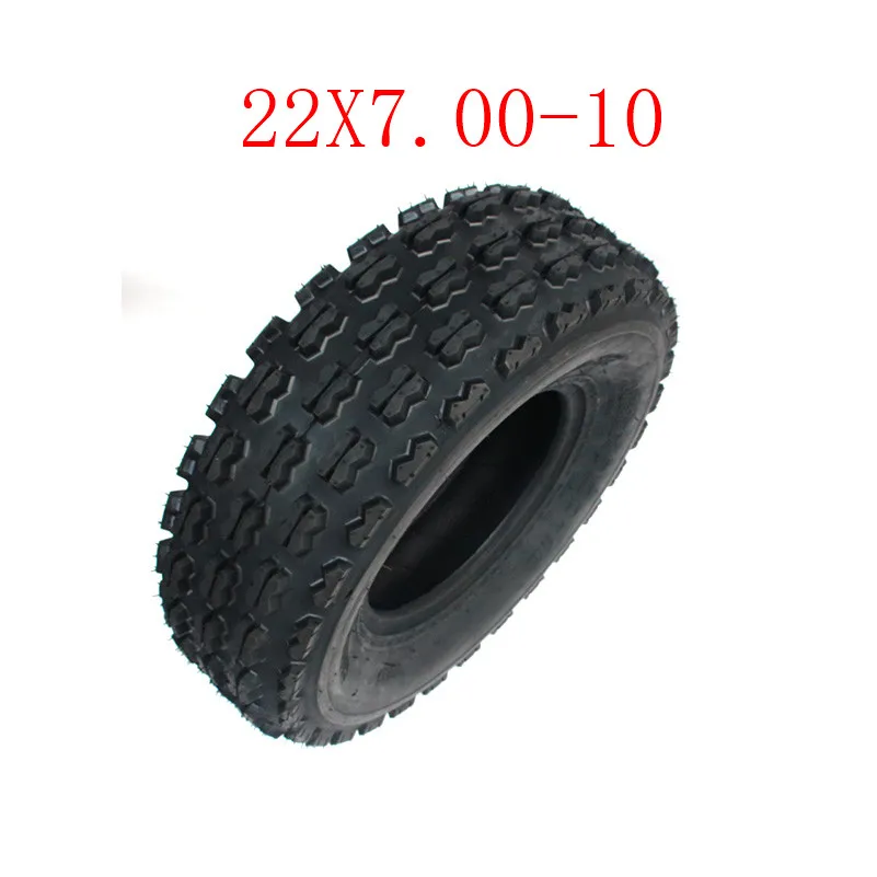 2 шт. хорошего качества картинг детская коляска ATV UTV 22x7. 00-10 дюймов бескамерная Резина для шин