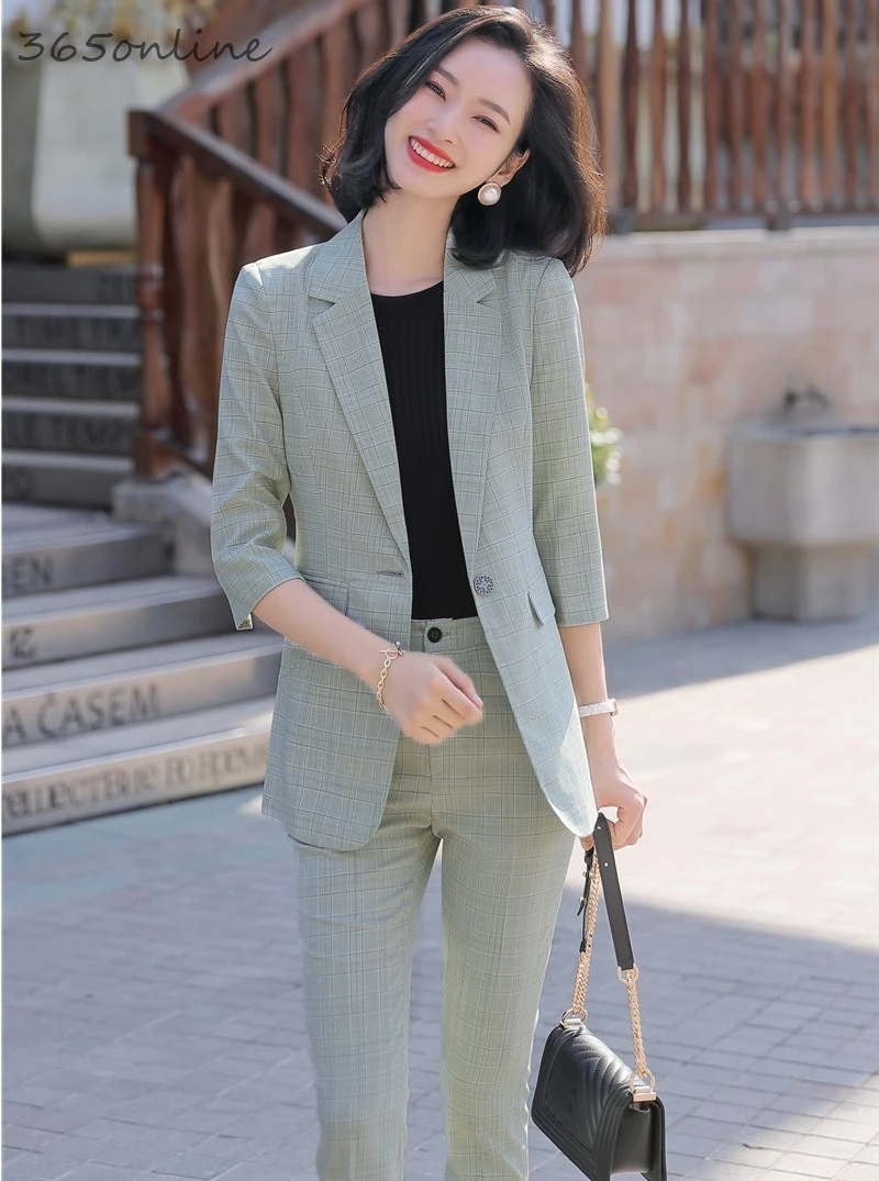 Formal Uniform Designs Pantsuits with 2 Piece Set Pants and Jackets ...