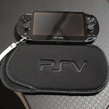 Bolsa de almacenamiento a prueba de golpes para Sony PS Vita 1000 PSV 2000, protección portátil, carcasa suave, bolso con cordón para consola de juegos