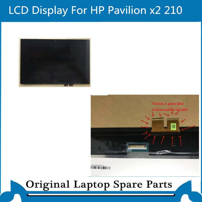 Display Lcd Originale Per Hp Pavilion X2 210 G1 G2 B101Ean01.8 10.1 ''Touch Panel Assembly Digitizer 1280*800