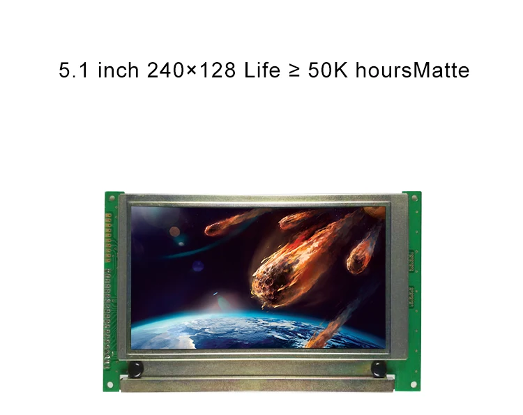 5,1 дюймов 240*128 STN-LCD Экран дисплея Панель LMG7420PLFC-X
