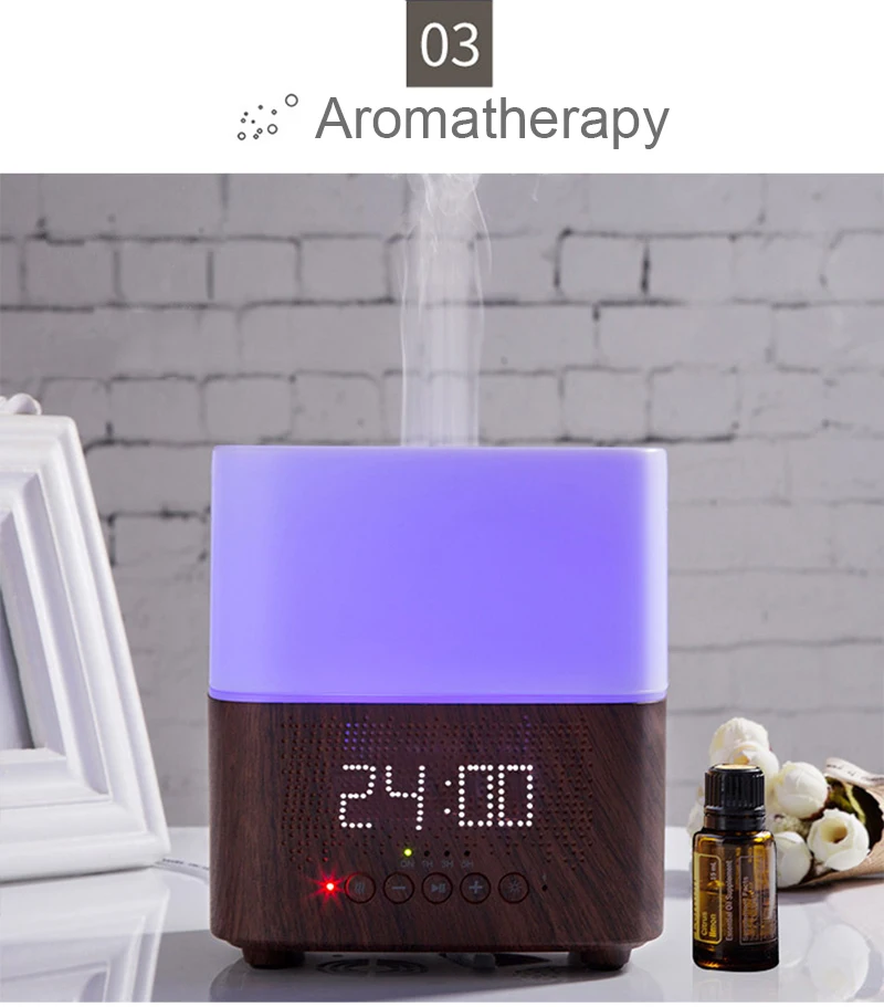 Smart bluetooth aroma essential oil humidifier air flavoring diffuser ultrasonic mist maker humidifiers aromatherapy diffusers