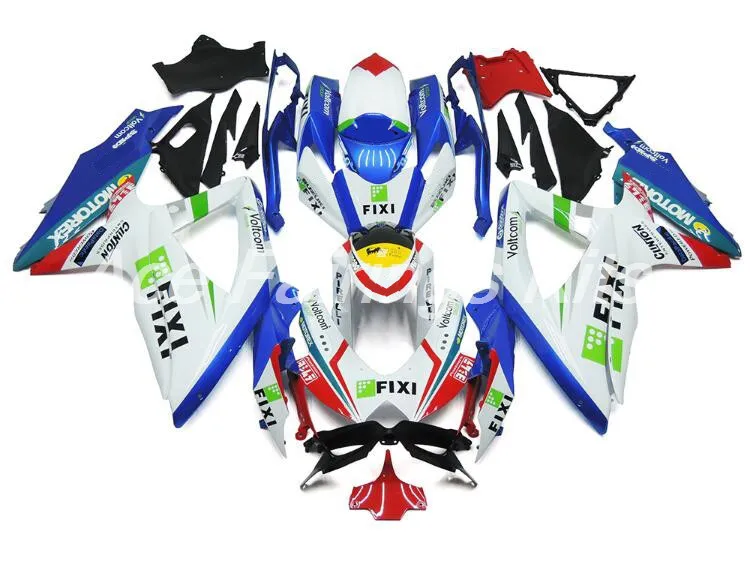 

New TOP (Injection molding) ABS Fairing Kits Fit For Suzuki GSX-R600 GSX-R750 K8 2008 2009 2010 Fairings set cool FIXI