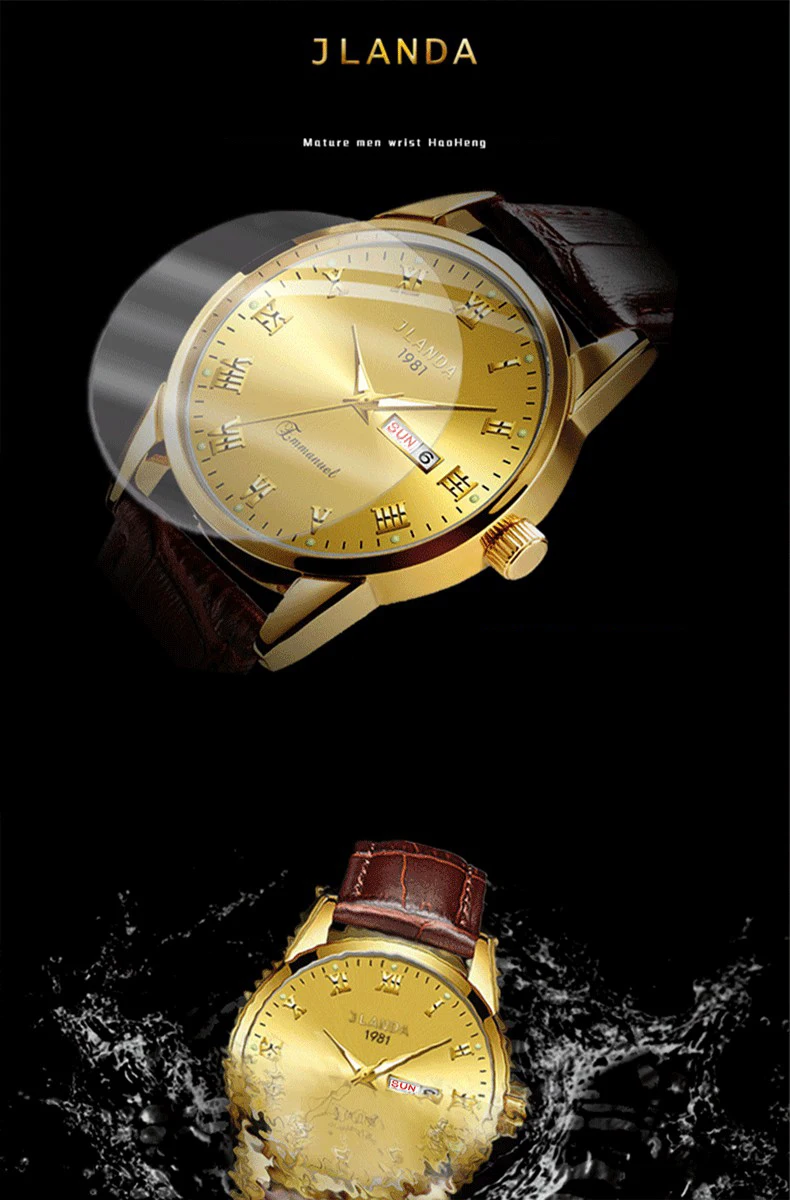 Mens Watches Top Luxury Brand Luminous Waterproof Sport Watch Quartz Military Leather Strap Watch Gift Relogio Masculino 6622 titanium quartz watch