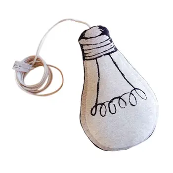 

Luminous Light Bulb Doll Pillow Newborn Kids Comfort Children Room Baby Stroller Decorations