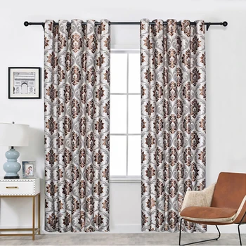 

1pc Chic Decorative Curtain Practical Blackout Curtain Stylish Window Curtain for Home Living Room Bedroom Purple