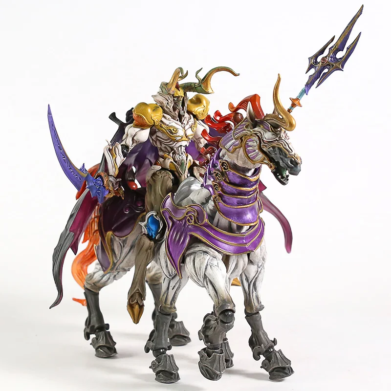 Play Arts Kai FF13 Final Fantasy XIII Odin с Sleipnir фигурка ПВХ модель игрушки Фигурки