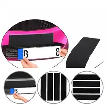

Black 4Pcs/Set Excellent Universal Number Plate Holder Durable Adhesive Number Plate Holder Wear-resistant for Automotive