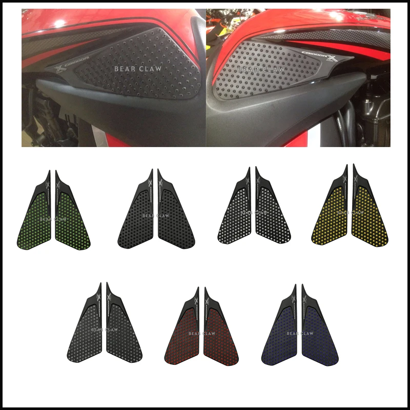 Для HONDA CB1000R 2010- бак мотоцикла тяговые колодки Сторона газа Колено Ручка протектор противоскользящая наклейка