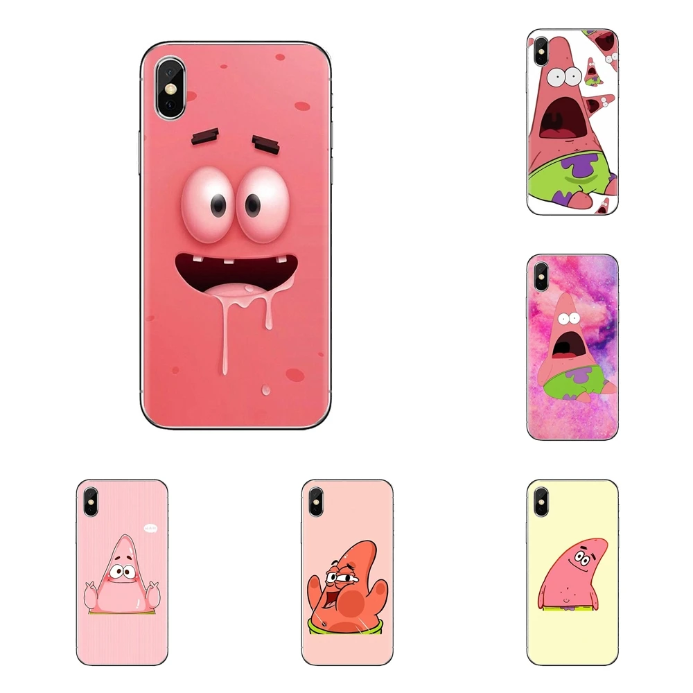 

For Samsung Galaxy J1 J2 J3 J4 J5 J6 J7 J8 Plus 2018 Prime 2015 2016 2017 Pink Patrick Star Game Together Soft Transparent Cases