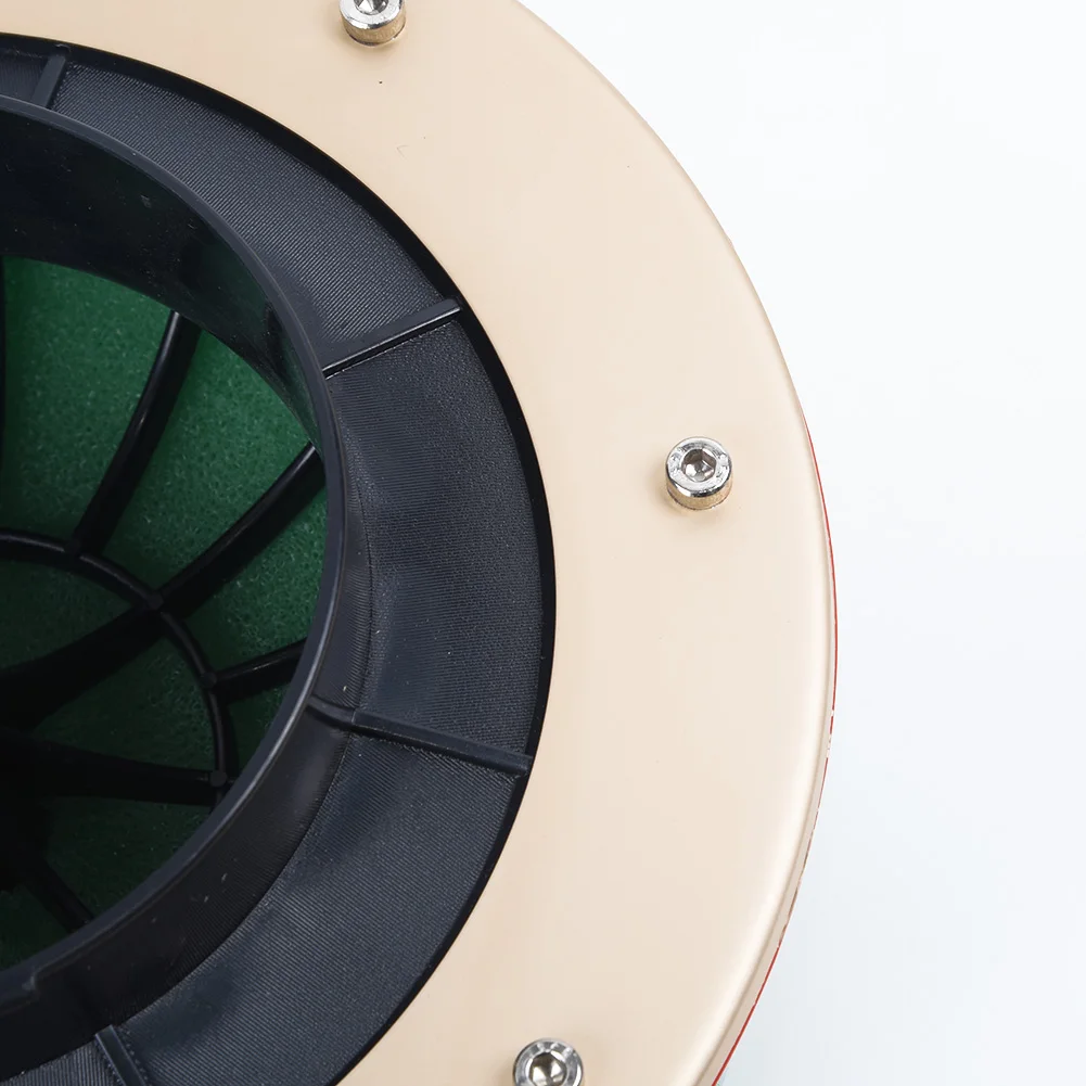 Filtro de ar para Carro Esponja de Alto Fluxo de 100mm Admissão Turbo Cogumelo Verde Acessórios Automotivos Duráveis 1 Peça 13 alto fluxo de 100mm, admissão turbo, cogumelo