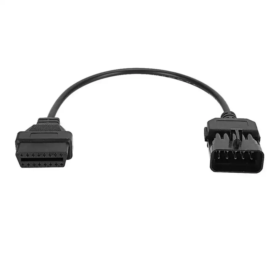 Диагностический Кабельный адаптер OBD2 10-16 контактов подходит для Opel Vauxhall работает
