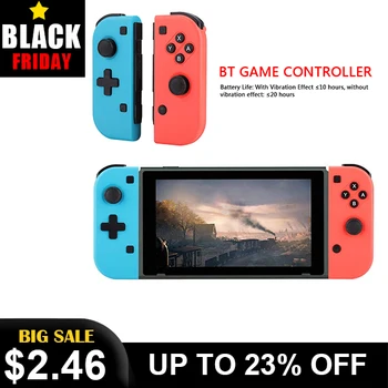

ALLOYSEED Bluetooth Gaming for Joycon Wireless Gamepad Controller Left Right for Nintend Switch Gamepad Joystick Button Cap