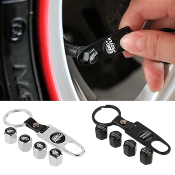

For Freelander Discovery Defender Range Rover Evoque Velar 1 2 3 4 Sport Limited Valve Caps Wheel Tire Stem Cover