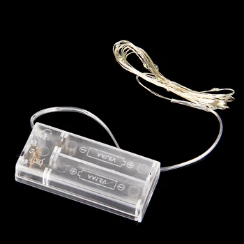 

1M Copper Wire LED String lights Holiday lighting Fairy Garland For Christmas Tree Wedding Party Decoration