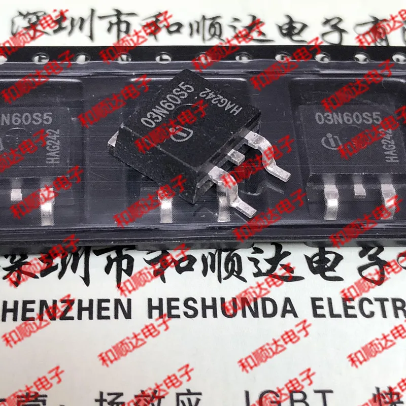 5 шт./03N60S5 SPB03N60S5-263 600V 3.2A TO263