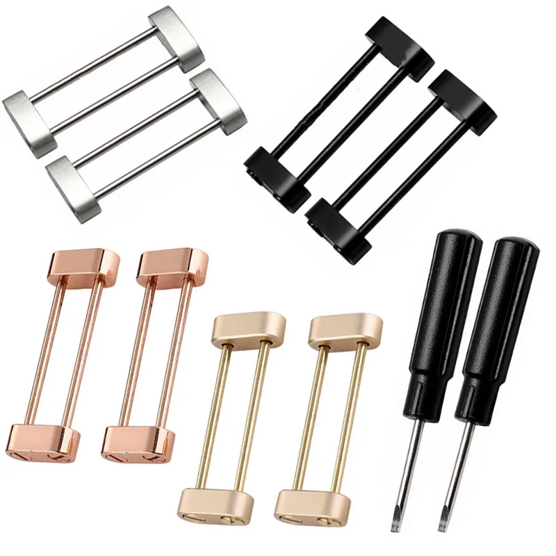 Per Suunto Core Strap Essential Watch Band Strap Diver Lugs Adattatori Set + 2Pcs Tool Watch Repair Accessorio Backup Vite Fissa