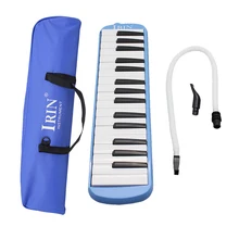 1 комплект 32 клавиши с мелодиями Pianica с сумкой для хранения и мундштук, синий
