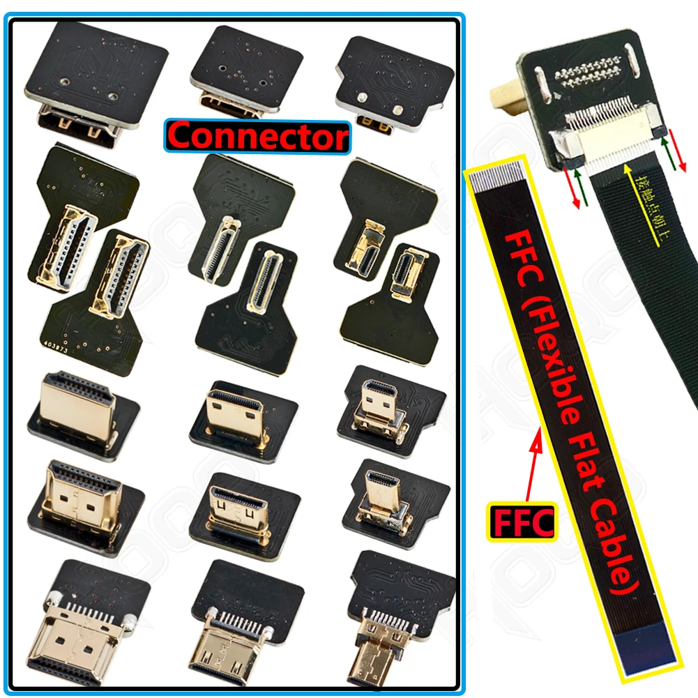  PNGKNYOCN Cable corto HDMI macho a macho de 5.9 in, ángulo  recto de 90 grados, adaptador HDMI 2.0 de alta velocidad, compatible con 4  k@60 Hz, para Raspberry Pi, tableta, cámara