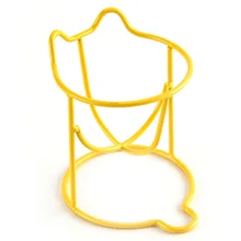 Легкая очистка из углеродистой стали легкие портативные принадлежности для макияжа вешалка для хранения пудры слоеного декоративные