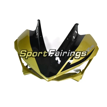 Полный обтекатели для Yamaha R3 R25 впрыскивание, АБС-пластик мотоцикл обтекатель комплект блеск капота золотистый и черный Чехлы