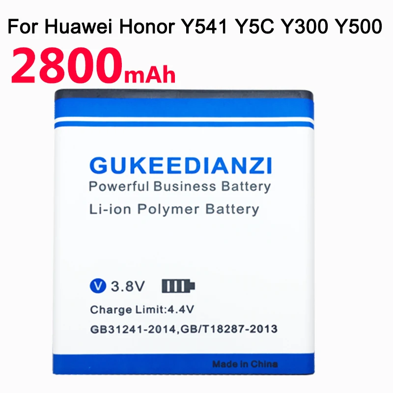 GUKEEDIANZI 2800 мА/ч, HB5V1 для huawei Honor Bee Y541 Y541-U02 Ascend W1 Y300 Y300C Y511 Y500 T8833 U8833 G350 Y535C Y516 Y336-U02