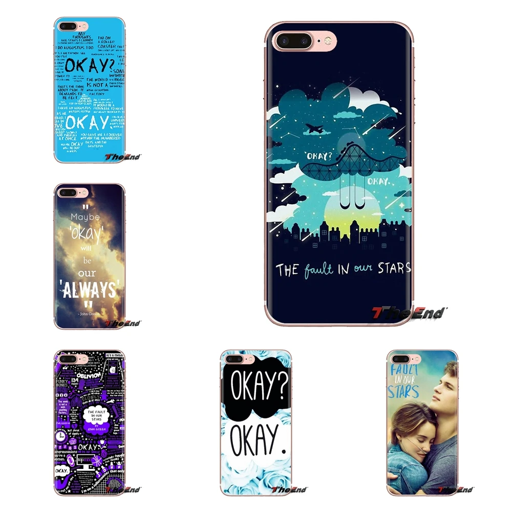 For Huawei Nova 2 3 2i 3i Y6 Y7 Y9 Prime Pro GR3 GR5 2017 2018 2019 Y5II Y6II Soft Housing Case John Green Okay The Fault In Our |