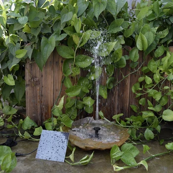 

High Quality Solar Powered Water Pump Silicon Solar Fountain 170L/H Water Pump Garden Decor DC 4.5-10V Fountain