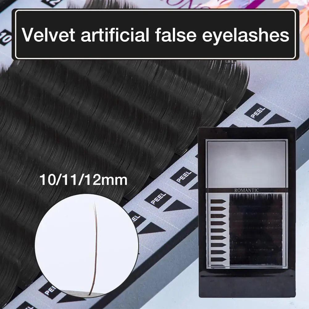 New Beauty False Eyelashes Natural Soft Fake Eyelash Eye Makeup Tool For Women Double-hair Tip Grafting Eyelash Velvet Flat Hair