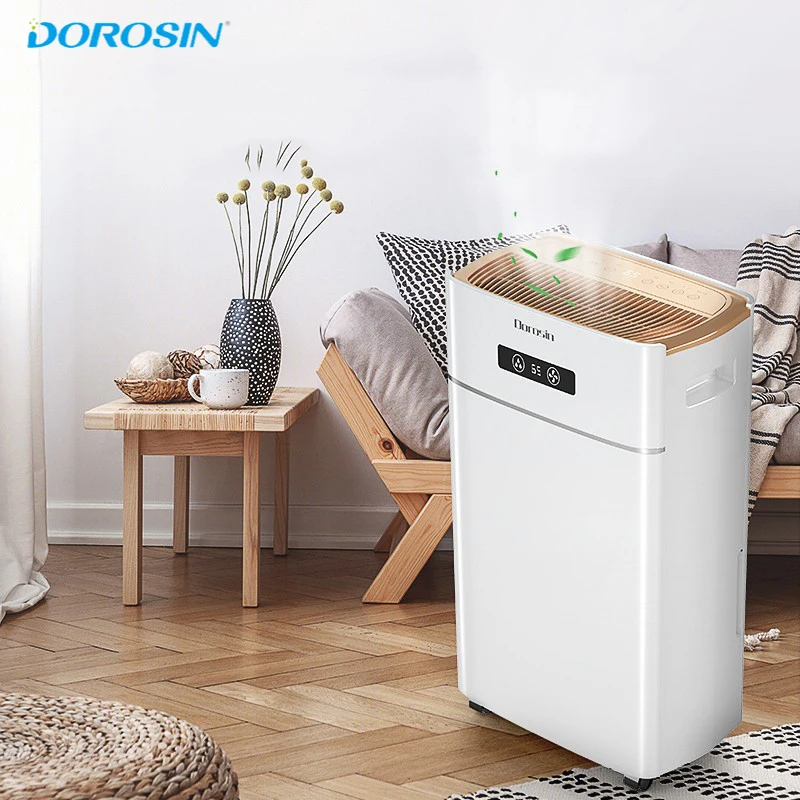DOROSIN Household Dehumidifier 20L/Day Intelligent Powerful Air Dryer Fast Dehumidification Commercial Electric Drying Machine