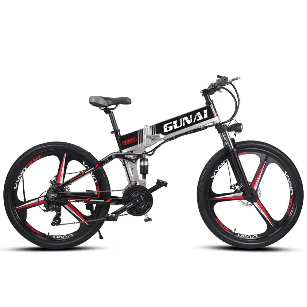 GUNAI Electric Bike 350W Foldable 