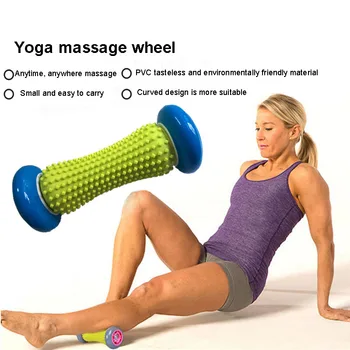 

Body Massage Rollers Wheel Ball Fitness Body Meridian Wheel Foot hand Relax Muscle Recovery Relieve Pressure Yoga Massager