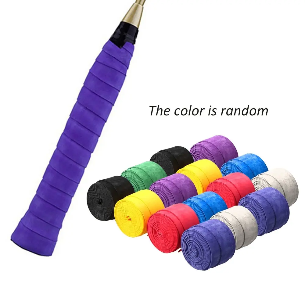 

15Pcs Badminton Anti-slip Breathable Sport Over Grip Sweatband Tennis Racket Grips Tape Fishing Rod Sweat Absorbent Strips