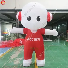 Брендовый рекламный надувной мультяшный ходячий мультяшный костюм на продажу, изготовленный на заказ, надувной костюм для прогулок