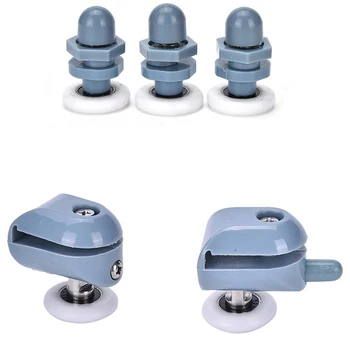 

Single Shower Door Rollers Runners Wheels Pulleys Replacement Top/Bottom Shower Wheels 25mm Hardware Tools