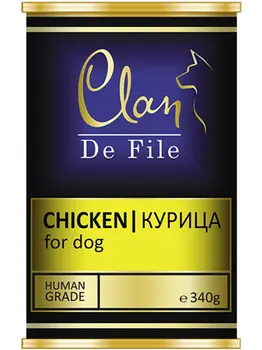 

CLAN CLAN DE FILE monobelkovye for adult dogs with chicken